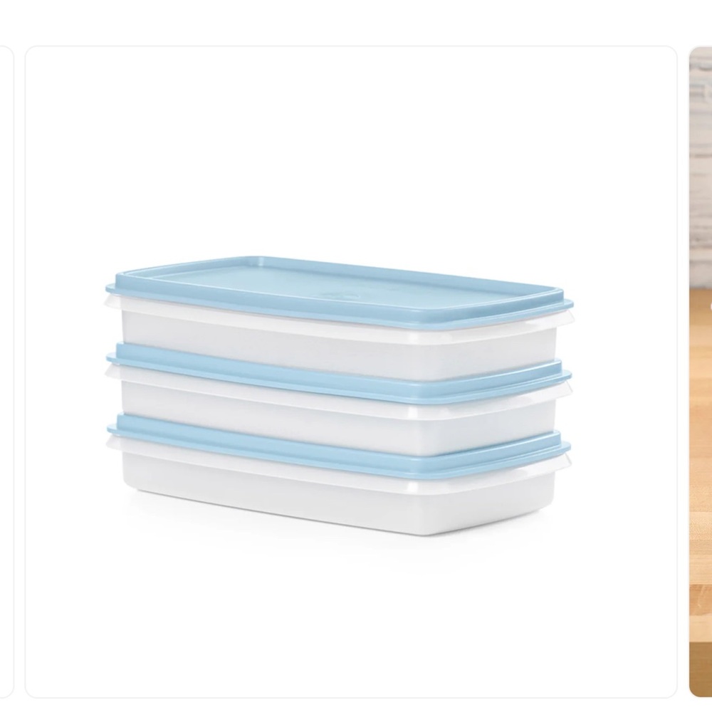 Tupperware slim snack-stor containers